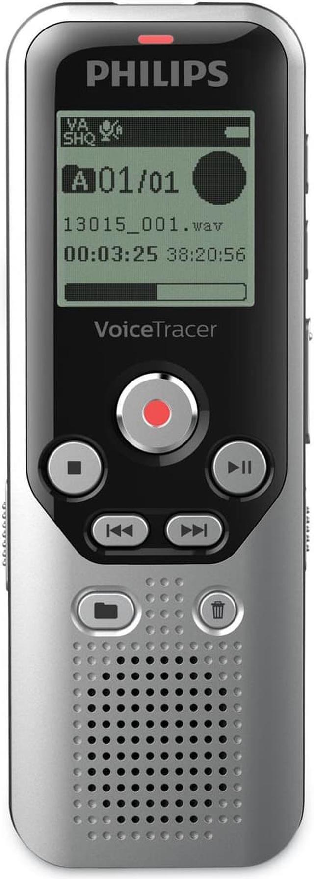 Alt view image 6 of 20 - Philips - VoiceTracer Digital Audio Recorder - Dark Silver & Black