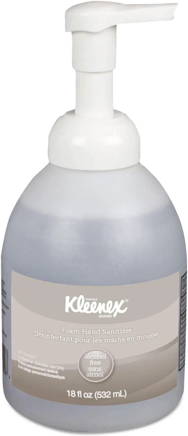 Alt view image 2 of 5 - Kimberly-Clark - 45827 - Alcohol-Free Foam Hand Sanitizer, 18 oz Pump Bottle, 4/Carton
