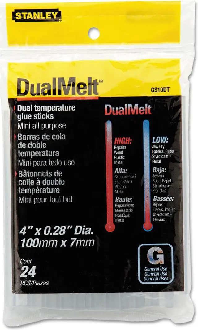 Alt view image 2 of 2 - STANLEY GS10DT DualMelt™ Mini Glue Sticks 4" – 24 Pack
