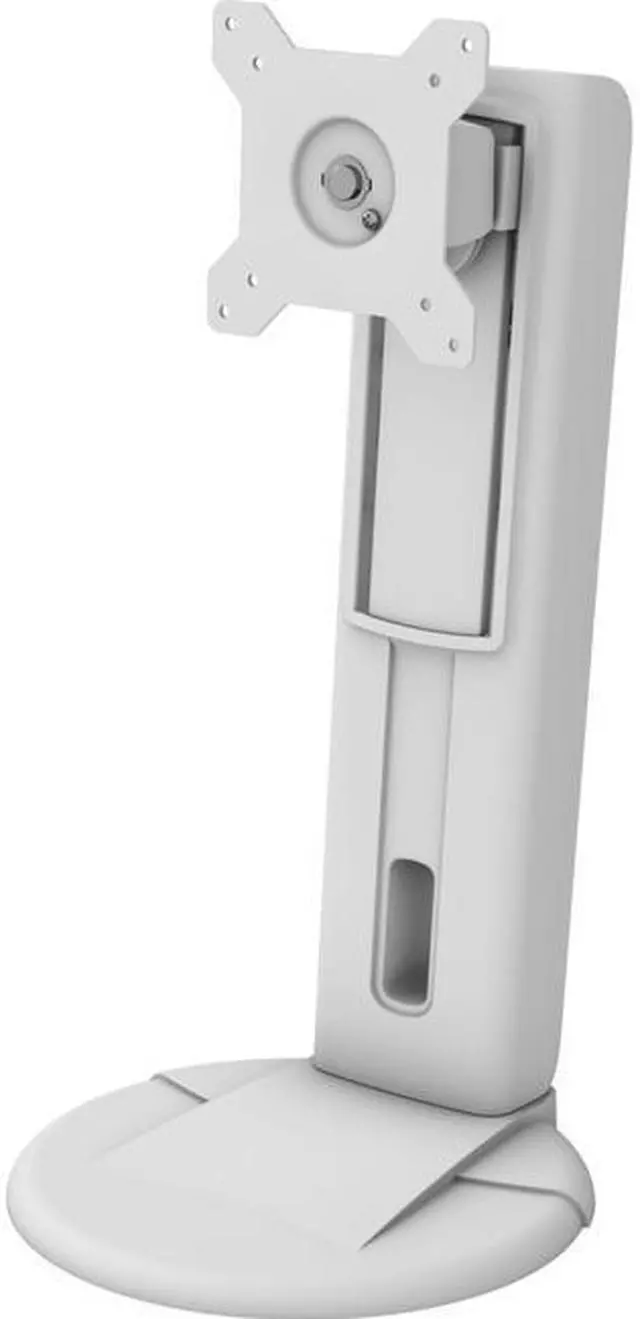 Alt view image 3 of 13 - Amer Height Adjustable Monitor Stand. Supports 24" monitors weighing up to 17.5 lbs.