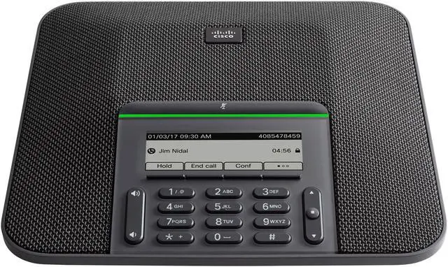 Alt view image 6 of 6 - Cisco 7832 IP Conference Station - 1 x Total Line - VoIP - SpeakerphoneNetwork (RJ-45) - PoE Ports
