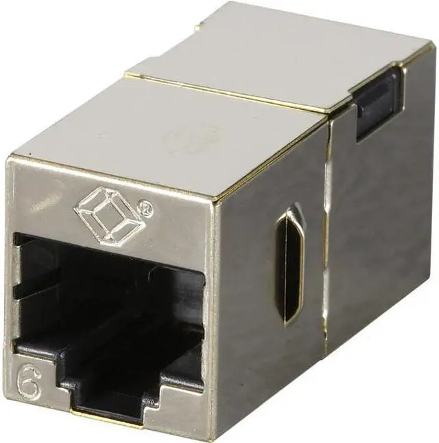 Alt view image 7 of 8 - Black Box FM608 Cat6 Shielded Straight-Pin Coup Ler Office Silver