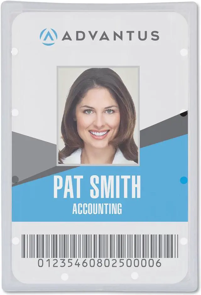 Alt view image 13 of 13 - Clear ID Card Holder, Vertical, 2 5/16" x 3 11/16", 25/PK 97100