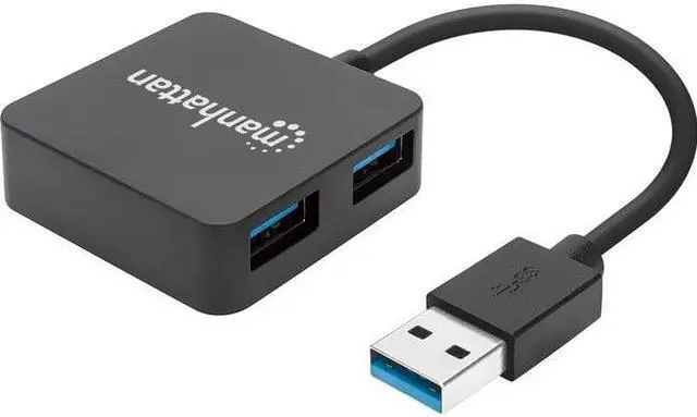 Alt view image 9 of 14 - MANHATTAN 162296 SuperSpeed USB 3.0 Hub