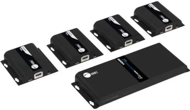 Main image of SIIG 1x4 1080p HDMI Splitter HDbitT over IP Extender Kit 120m CEH26V11S1
