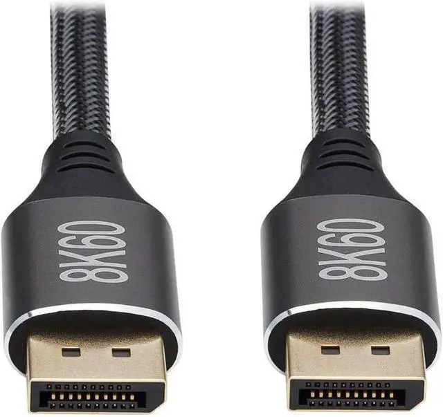Alt view image 12 of 13 - Tripp Lite P580-003-8K6 Displayport A/V Cable