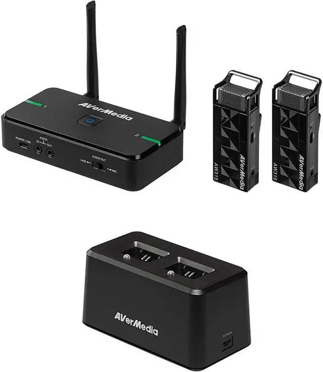 Alt view image 9 of 9 - AVerMedia Avermic AW315 Wireless Teacher Microphones
