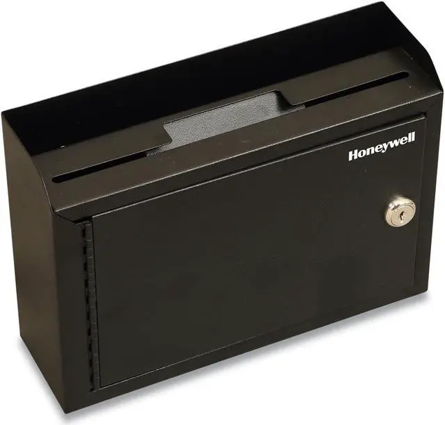 Alt view image 4 of 5 - Honeywell - 0.06 Cu. Ft. Fire- and Water-Resistant Safe with Key Lock - Black