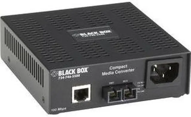 Alt view image 7 of 9 - Black Box Fast Ethernet Compact Media Converter