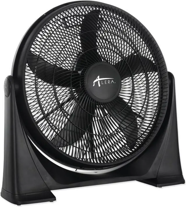 Alt view image 6 of 7 - 20" Super-Circulator 3-Speed Tilt Fan, Plastic, Black FAN203