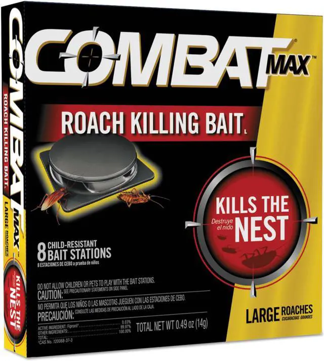 Alt view image 3 of 3 - 8PK LG COMBAT ROACH BAIT DIA 51913