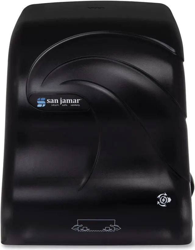 Main image of Simplicity Mechanical Roll Dispenser 12 3/8 x 9 1/2 x 14 5/8 Translucent Black T7490TBK