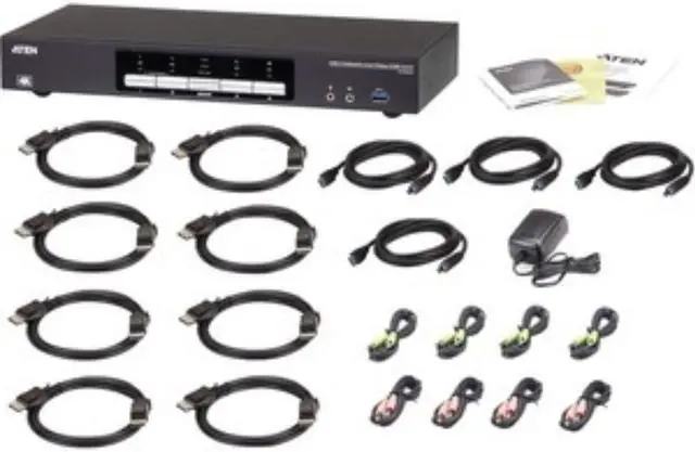 Alt view image 2 of 13 - 2 Port USB3.0 4K DisplayPort Dual Display KVMP