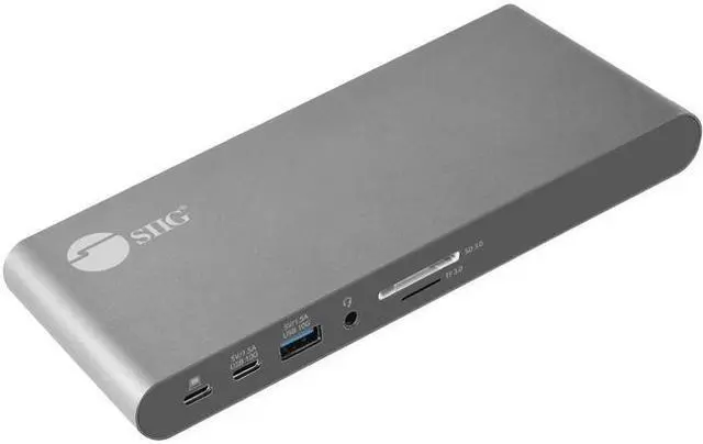 Alt view image 5 of 16 - SIIG USB-C Dual 4K Video MST Docking Station with 60WPD Charging - Ingenious Detachable Design - Ultra-speed Data Transfer - 3 Display Modes