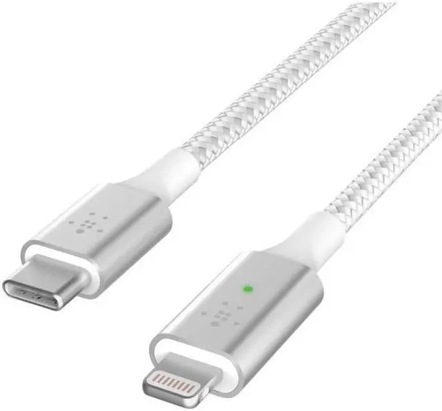 Main image of Belkin 4ft Lightning/USB-C Data Transfer Cable CAA006bt04WH