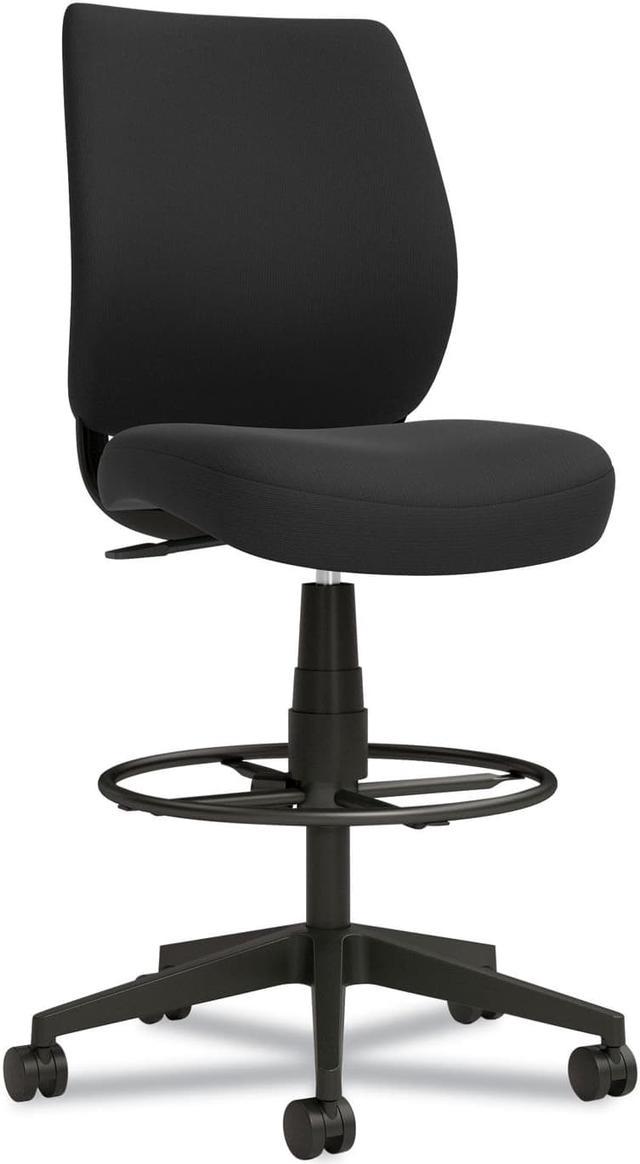 Union & Scale Essentials Mesh Back Fabric Task Chair | Supports Up to 275 lb | Black