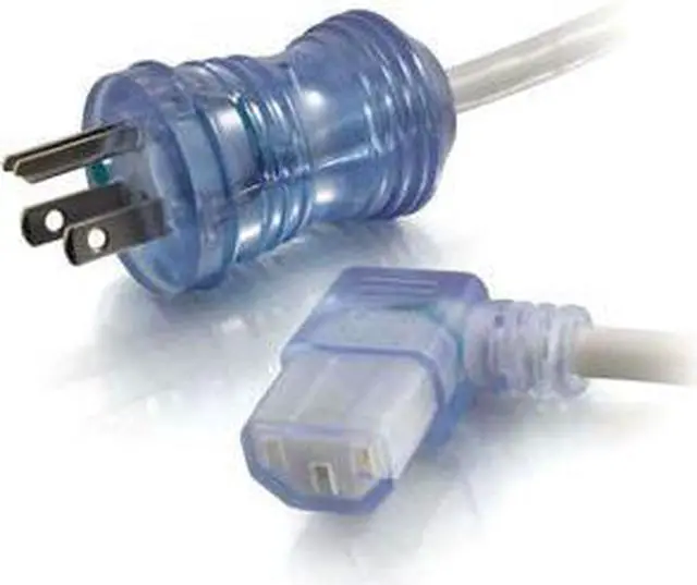Alt view image 8 of 9 - C2G Power Cord - Power Nema 5-15-P - Male - Power Iec 320 En 60320 C13 - Female - 15