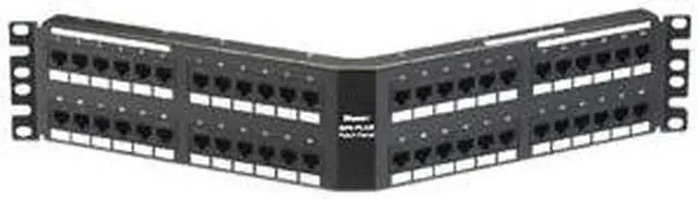 Main image of Panduit 48 Port Cat6 Angled Network Patch Panel DPA48688TGY