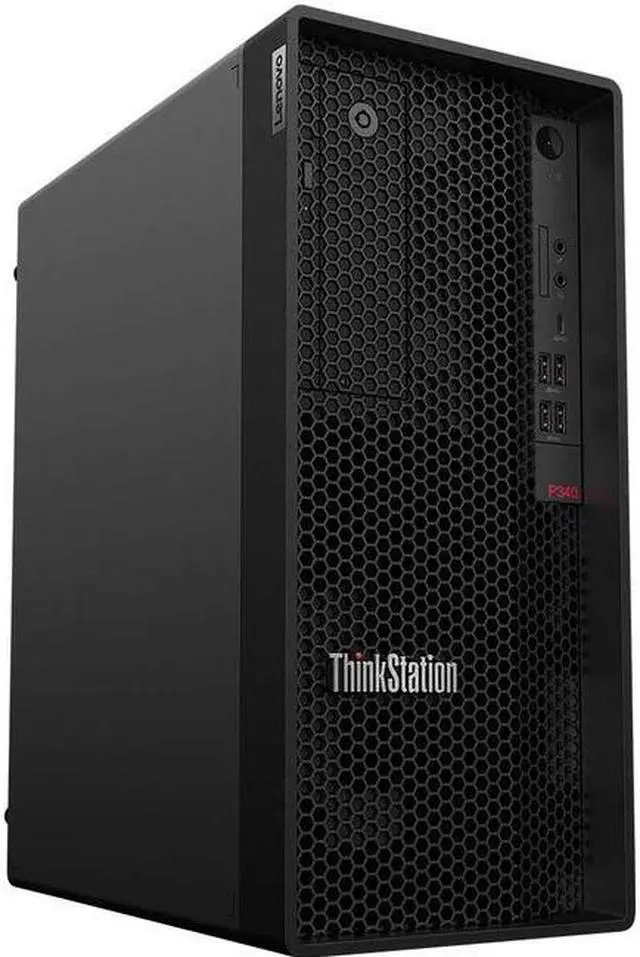 Alt view image 3 of 16 - Lenovo ThinkStation P340 30DH00P0US Workstation - 1 x Intel Core i7 Octa-core (8 Core) i7-10700 10th Gen 2.90 GHz - 16 GB DDR4 SDRAM RAM - 1 TB SSD - Tower