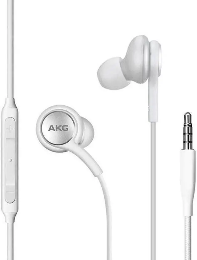 Main image of 4XEM White 4XSAMEARAKGW 3.5mm Connector Earbud Earphones with Mic and Volume Control