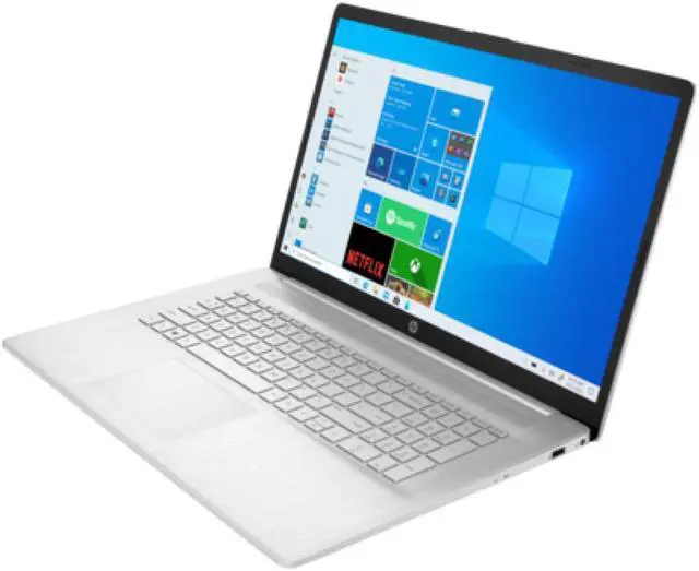 Alt view image 6 of 10 - HP 17T-CN000 17.3" 8GB 1TB Core i7-1165G7 2.8GHz WIN11H, Natural Silver
