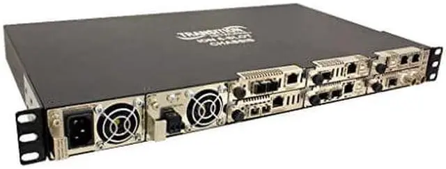 Alt view image 2 of 3 - Transition Networks ION106-AAB-NA 6 Slot Ac Ion Chassis With Redundant Ac Power Supply Bundle