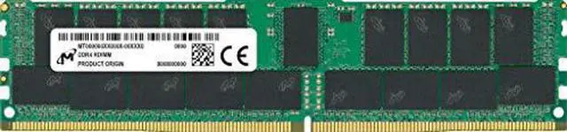 Alt view image 6 of 6 - Micron 16GB DDR4 3200 (PC4-25600) 1Rx8 CL22 1.2V RDIMM Server Memory Module - MTA9ASF2G72PZ-3G2E1