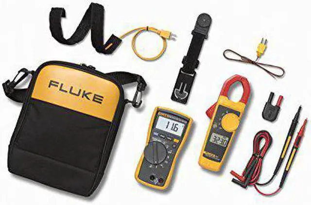 Alt view image 5 of 12 - HVAC MULTIMETER AND CLAMP METER COMBO KIT FLUKE-116/323 KIT HVAC MU