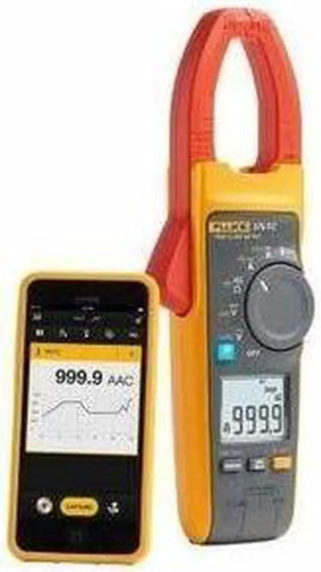 Main image of Fluke 376FC AC/DC Clamp Meter with iFlex For Industrial/Commercial Electricians, VFD Low Pass Filter For Accurate Measurements, Inrush Measurements, Bluetooth Connectivity For Remote Measurements