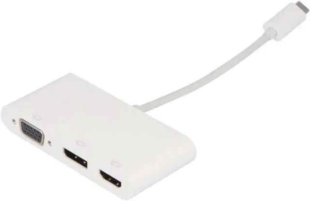 Main image of VisionTek USB-C to DisplayPort HDMI & VGA Hub M/F/F/F 901433