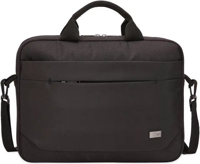 Alt view image 2 of 12 - Case Logic Advantage Adva-111 Black Carrying Case (Attaché) For 10" To 12" Notebook - Black
