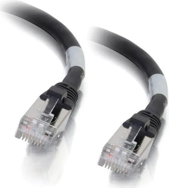 Alt view image 4 of 4 - C2G 00720 C2G 25FT CAT6A SNAGLESS SHIELDED (STP) NETWORK PATCH CABLE - BLACK