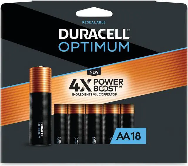 Main image of Optimum Alkaline AA Batteries 18/Pack OPT1500B18PR