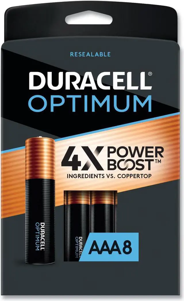 Alt view image 16 of 20 - Duracell Optimum AAA Batteries, Pack of 8