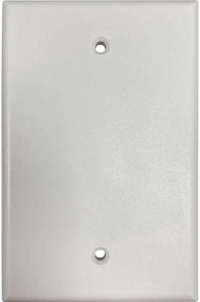 Main image of Tripp Lite Safe-IT Blank Wall Plate Antibacterial Ivory Matte TAA N042AB000IVM