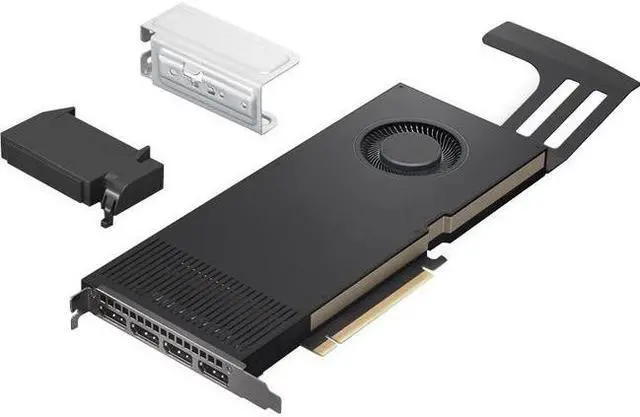 Alt view image 2 of 18 - NVIDIA RTX A4000 - Graphics card - RTX A4000 - 16 GB GDDR6 - PCIe 4.0 x16 - 4 x DisplayPort - for ThinkStation P520 30BQ