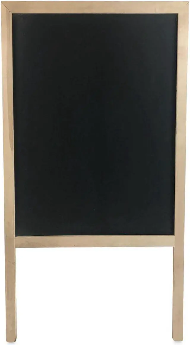 Alt view image 5 of 12 - Flipside Products Foldable Natural Wood Black Chalkboard Marquee Easel for Announcements, Sales and Specials - 42" x 24"