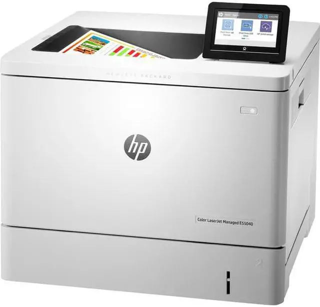 Main image of HP LaserJet Managed E55040dn Desktop Laser Printer Color 3GX99A#BGJ