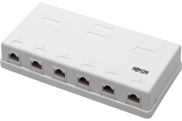 Main image of Tripp Lite Cat6 Surface-Mount Box 6-Port Unshielded 110 Idc Punchdown Rj45