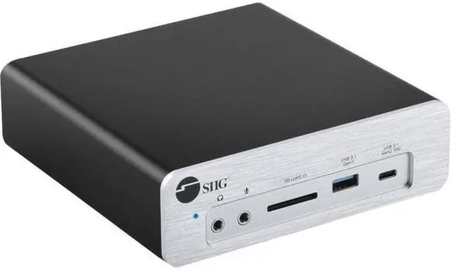 Alt view image 2 of 19 - SIIG AC JUDK0K11S1 Thunderbolt3 DP14 Docking Station w Dual M2 NVMe SSDPD