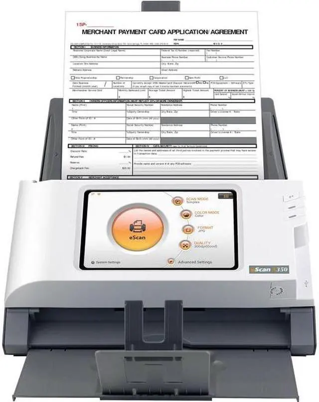 Alt view image 3 of 3 - Plustek ESCAN-A350SP Escan Sharepoint A350SP Scanner