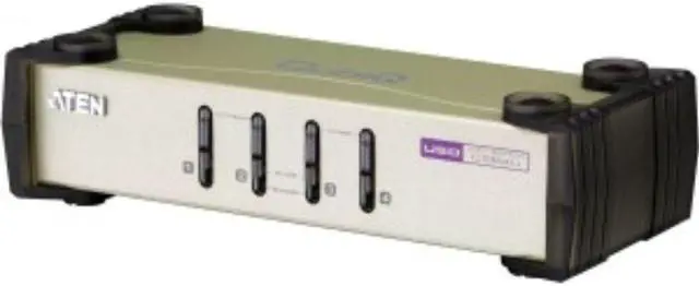 Alt view image 6 of 10 - ATEN CS84U CubiQ 4-Port PS/2-USB VGA KVM Switch