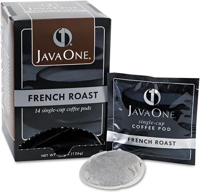 Alt view image 3 of 8 - Java One Single Cup French Roast Ground Coffee Regular .3 oz. 14 Pods JTC30806