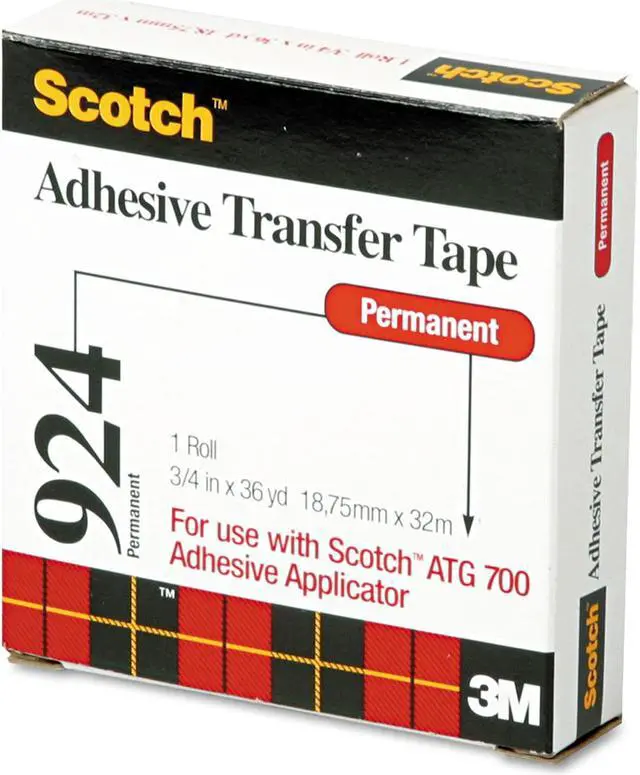 Alt view image 3 of 8 - Scotch ATG Adhesive Transfer Tape ,TAPE,TRANS,ADHES,3/4X36YD
