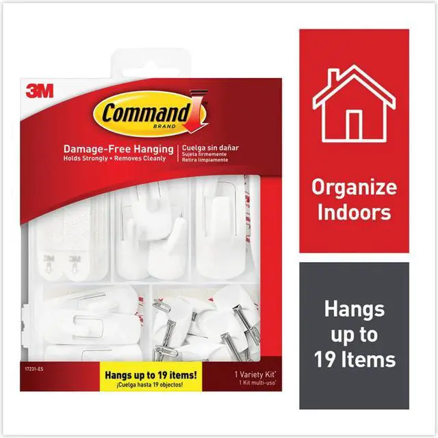 Alt view image 5 of 14 - 3M COMPANY 54PK GP Hooks ASSTD 17231-ES