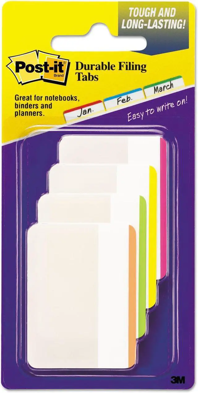 Alt view image 9 of 20 - Post-It Tabs Flag,Index Durable,Ast 686F1BB