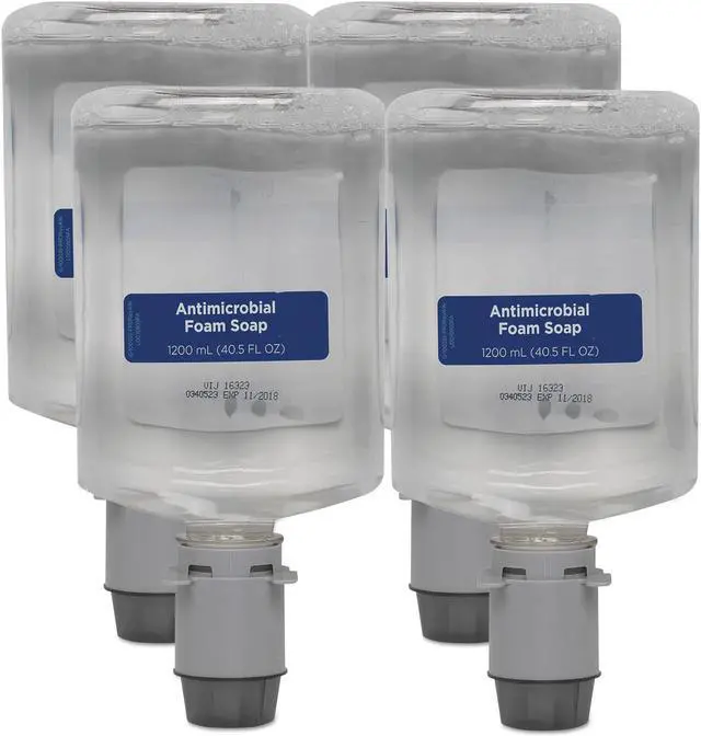 Main image of PACIFIC BLUE ULTRA FOAM SOAP MANUAL REFILL, ANTIMICROBIAL, UNSCENTED, 1,200 ML, 4/CARTON