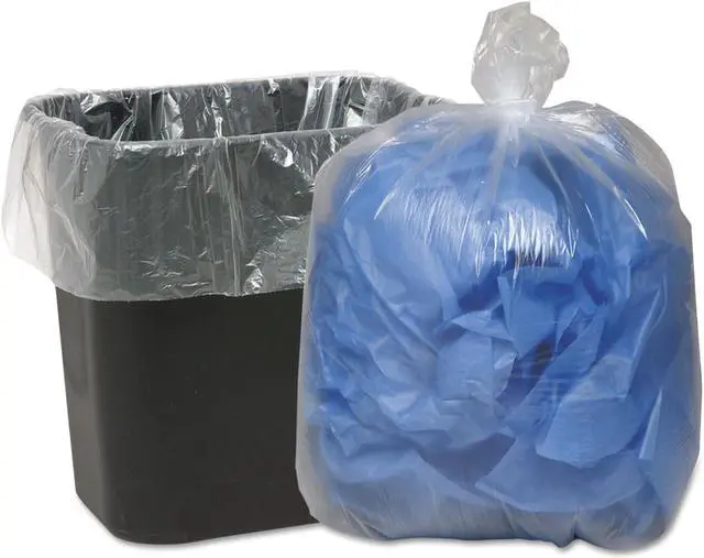 Alt view image 5 of 5 - Classic Clear Clear Low-Density Can Liners 16gal .6mil 24 x 33 Clear 500/Carton