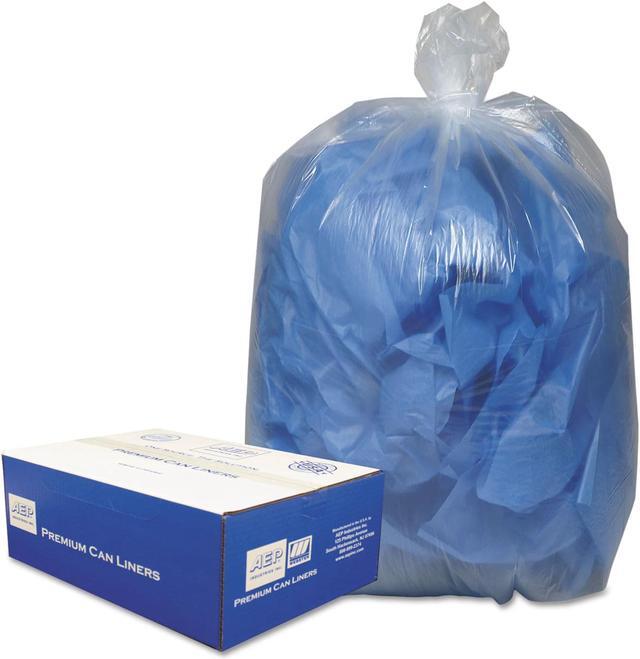 Alt view image 8 of 8 - Classic Clear Clear Low-Density Can Liners 55-60gal .9 Mil 38 x 58 Clear 100