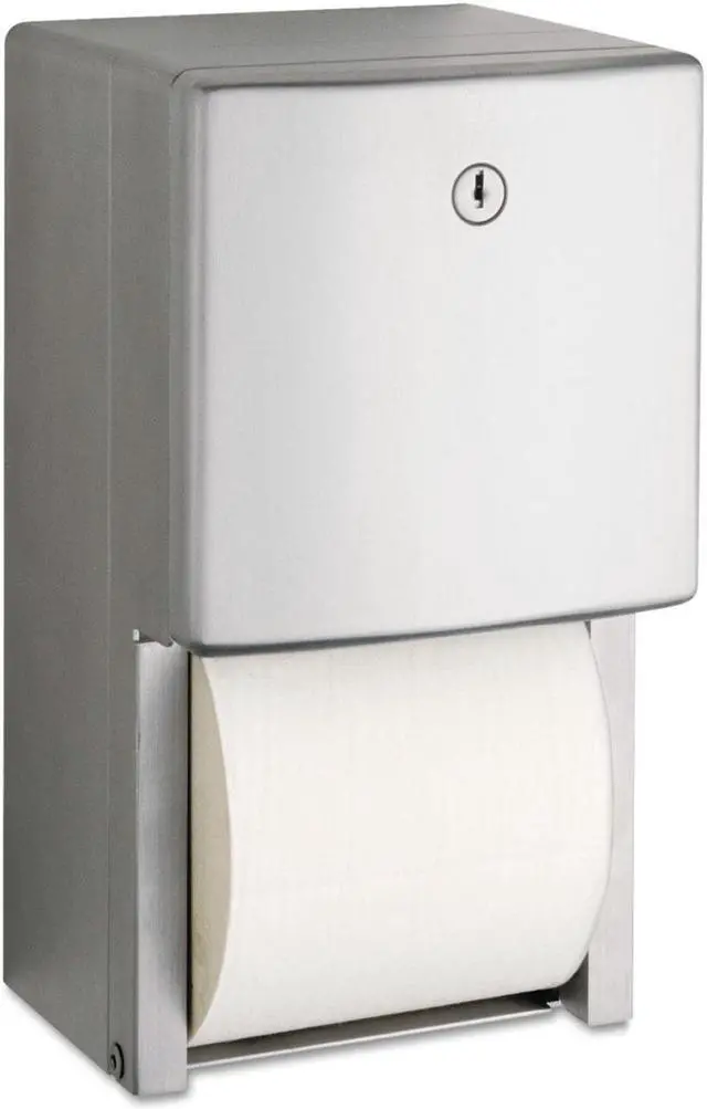 Alt view image 6 of 11 - Bobrick ConturaSeries Two-Roll Tissue Dispenser 6 1/16" x 5 15/16" x 11" 4288